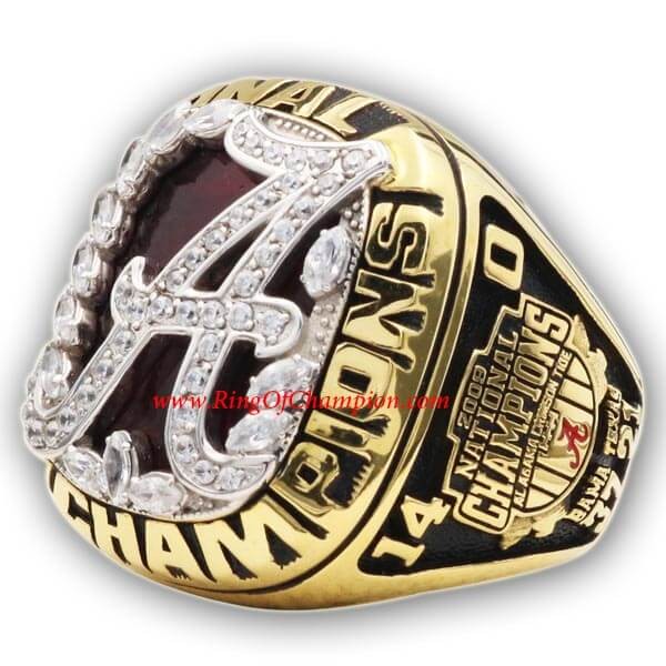 NCAA 2009 Alabama Crimson Tide Men's Football National College Championship Ring