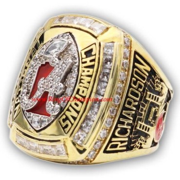 NCAA 2011 Alabama Crimson Tide Men's Football National College Championship Ring--Richardson