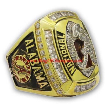 NCAA 2011 Alabama Crimson Tide Men's Football National College Championship Ring--Roll Tide NCAA 2011 Alabama Crimson Tide Men's Football National College Championship Ring--Roll Tide