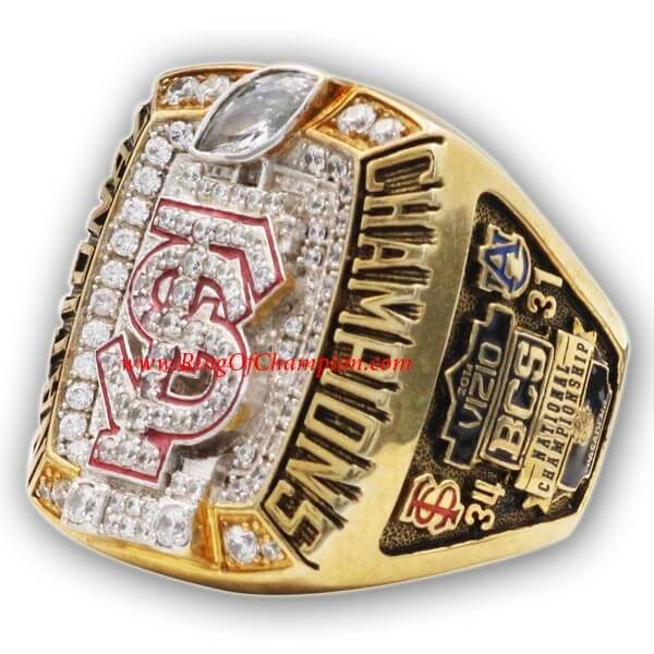 NCAA 2013 Florida State Seminoles Men's Football National College Championship Ring