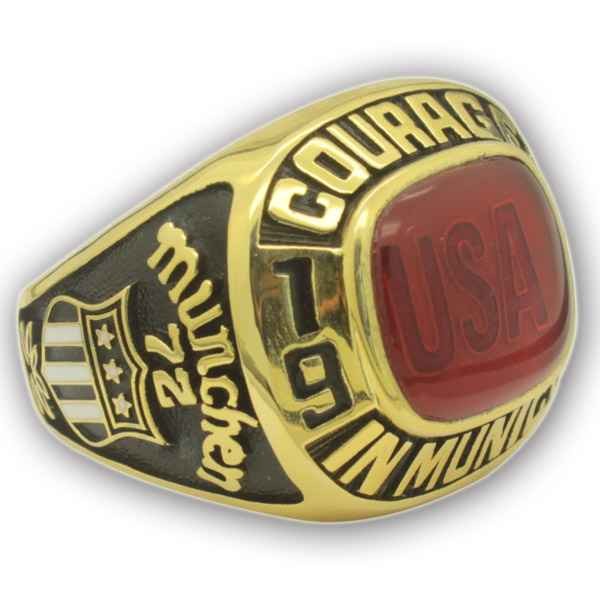Olympic 1972 Dream Team USA Men's Basketball Championship Ring, Custom Olympic Basketball Champions Ring