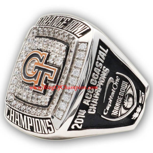 Orange Bowl 2014 Georgia Tech Yellow Jackets Men's Football College Championship Ring
