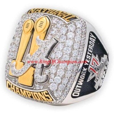 Sugar Bowl 2017 Alabama Crimson Tide Men's Football College Championship Ring