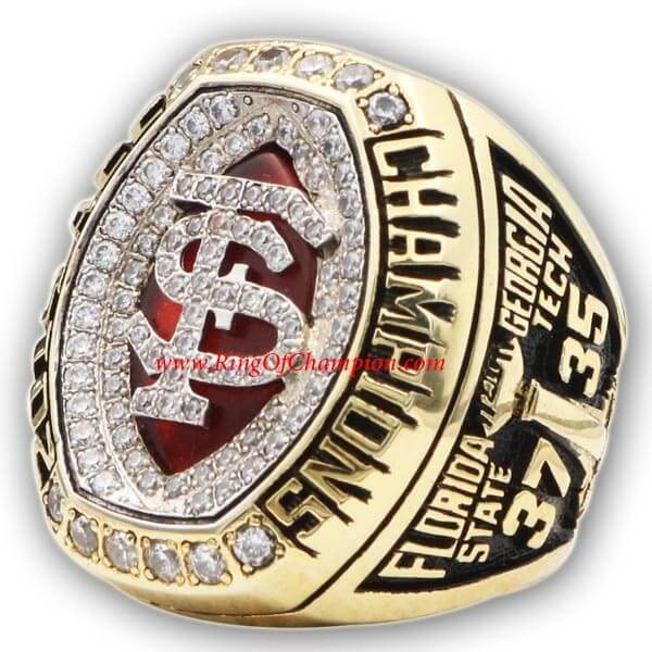 ACC 2014 Florida State Seminoles Men's Football championship ring, Custom Florida State Seminoles Champions Ring