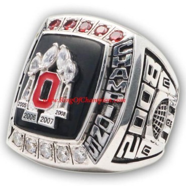 Big Ten 2008 Ohio State Buckeyes Men's Football National College Championship Ring Big Ten 2008 Ohio State Buckeyes Men's Football National College Championship Ring