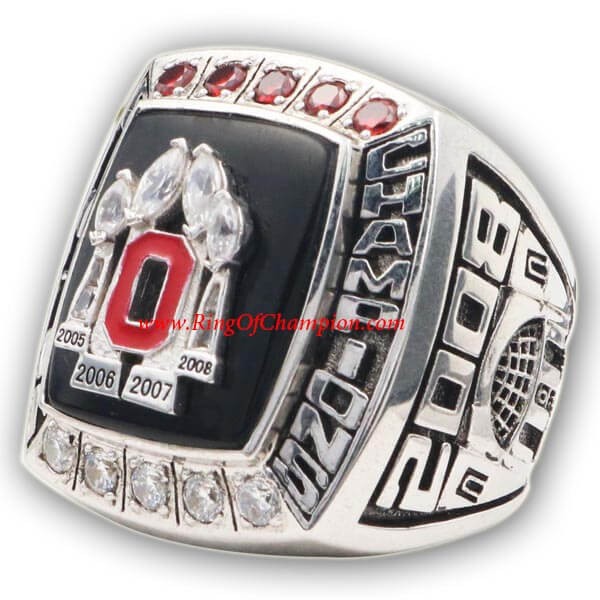 Big Ten 2008 Ohio State Buckeyes Men's Football National College Championship Ring