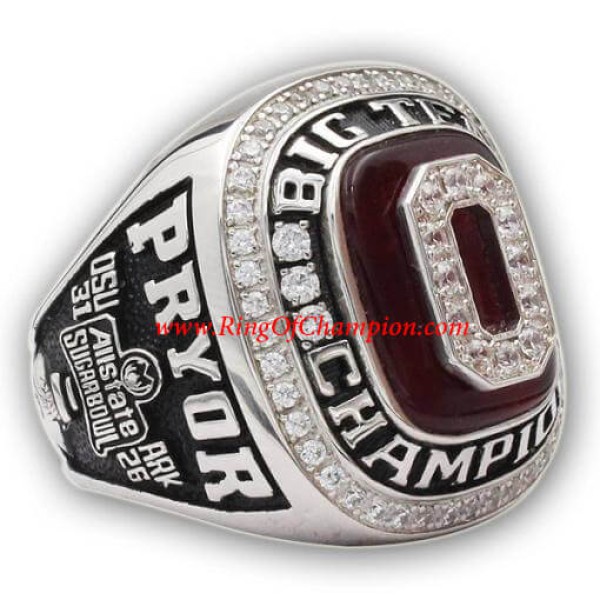 Big Ten 2010 Ohio State Buckeyes Men's Football Sugar Bowl College Championship Ring