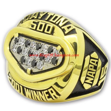 Winston Cup Series 2001 NASCAR Daydona 500 Championship Ring, Custom 2001 Daydona 500 Champions Ring Winston Cup Series 2001 NASCAR Daydona 500 Championship Ring, Custom 2001 Daydona 500 Champions Ring