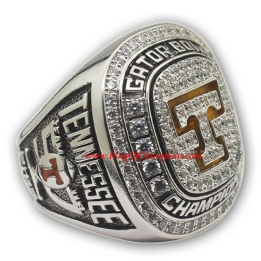 Gator Bowl 2014 - 2015 Tennessee Volunteers Men's Football College Championship Ring Gator Bowl 2014 - 2015 Tennessee Volunteers Men's Football College Championship Ring