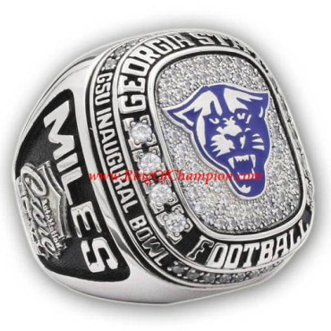 2015 GSU Georgia State Panthers Inaugural Bowl College Championship Ring 2015 GSU Georgia State Panthers Inaugural Bowl College Championship Ring