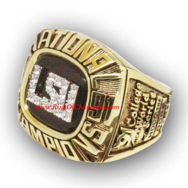 NCAA 1991 LSU Tigers Men's Baseball National College Championship Ring