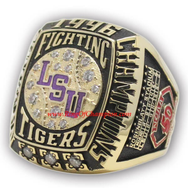 1996 LSU Tigers Men's Baseball College World Series College Championship Ring