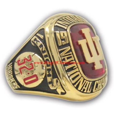 1976 NCAAB Indiana Hoosiers Men's Basketball National College Championship ring 1976 NCAAB Indiana Hoosiers Men's Basketball National College Championship ring