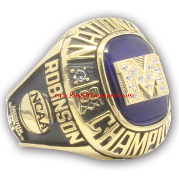 NCAA 1989 Michigan Wolverin Basketball National College Championship ring