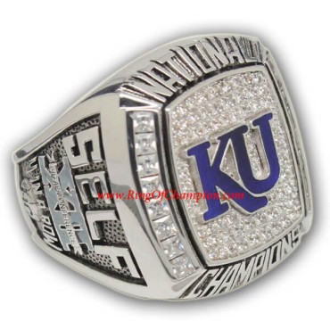 NCAA 2008 Kansas Jayhawks Men's Basketball National College Championship Ring NCAA 2008 Kansas Jayhawks Men's Basketball National College Championship Ring