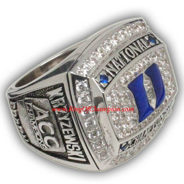 NCAA 2010 Duke Blue Devils Men's Basketball National College Championship Ring