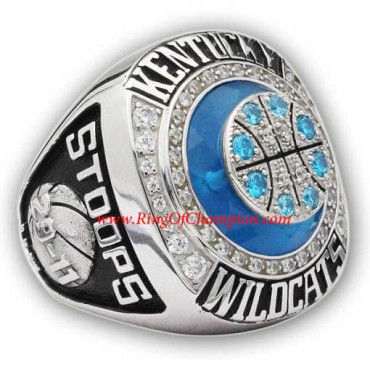 NCAA 2014 Kentucky Wildcats Men's Basketball National College Championship Ring NCAA 2014 Kentucky Wildcats Men's Basketball National College Championship Ring