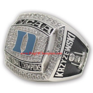 NCAA 2015 Duke Blue Devils Men's Basketball National College Championship Ring NCAA 2015 Duke Blue Devils Men's Basketball National College Championship Ring
