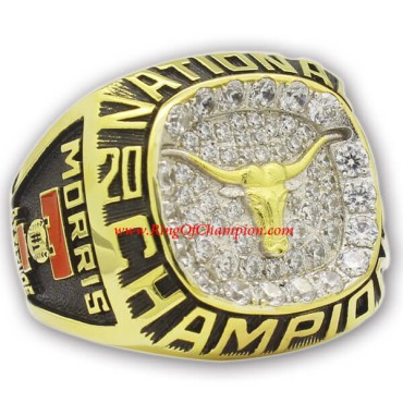 NCAA 2002 Texas Longhorns Men's Baseball National College Championship Ring NCAA 2002 Texas Longhorns Men's Baseball National College Championship Ring