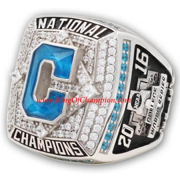 NCAA 2016 Coastal Carolina Chanticleers Men's Baseball College Championship Ring