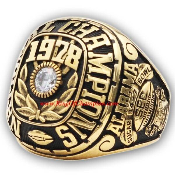NCAA 1978 Alabama Crimson Tide Men's Football College Championship Ring