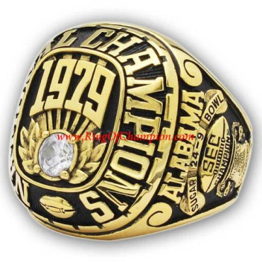 NCAA 1979 Alabama Crimson Tide Men's Football College Championship Ring,