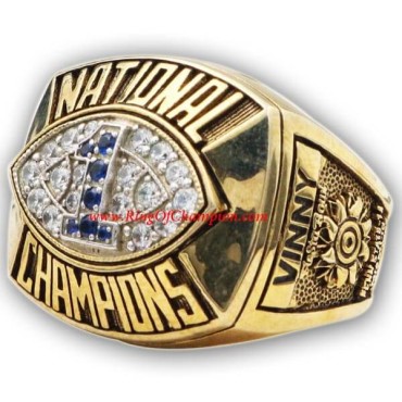 NCAA 1986 Penn State Nittany Lions Men's Football National College Championship Ring NCAA 1986 Penn State Nittany Lions Men's Football National College Championship Ring