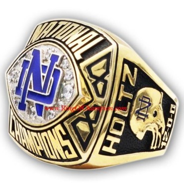 NCAA 1988 Notre Dame Fighting Irish Men's Football National College Championship Ring NCAA 1988 Notre Dame Fighting Irish Men's Football National College Championship Ring