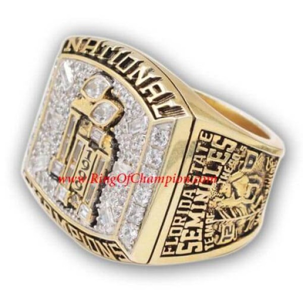 NCAA 1999 Florida State Seminoles Men's Football NCAA National College Championship Ring