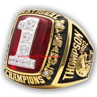 NCAA 2002 Ohio State Buckeyes Men's Football National College Championship Ring