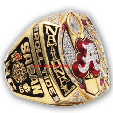 NCAA 2015 Alabama Crimson Tide Men's Football College Championship Ring