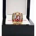 NCAA 2015 Alabama Crimson Tide Men's Football College Championship Ring