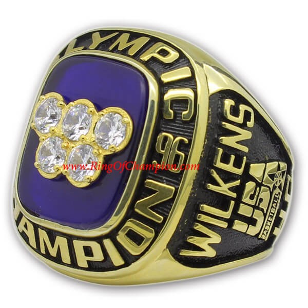 Olympic 1996 Men's Basketball USA  Dream Team Championship Ring, Custom Olympic Champions Ring