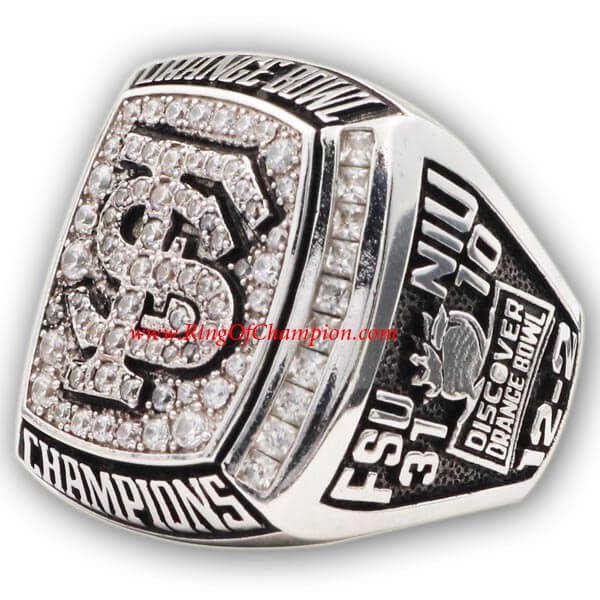 Orange Bowl 2012 Florida State Seminoles Men's Football College Championship Ring