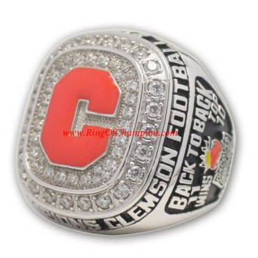 Orange Bowl 2013 - 2014 Clemson Tigers Men's Football College Championship Ring Orange Bowl 2013 - 2014 Clemson Tigers Men's Football College Championship Ring