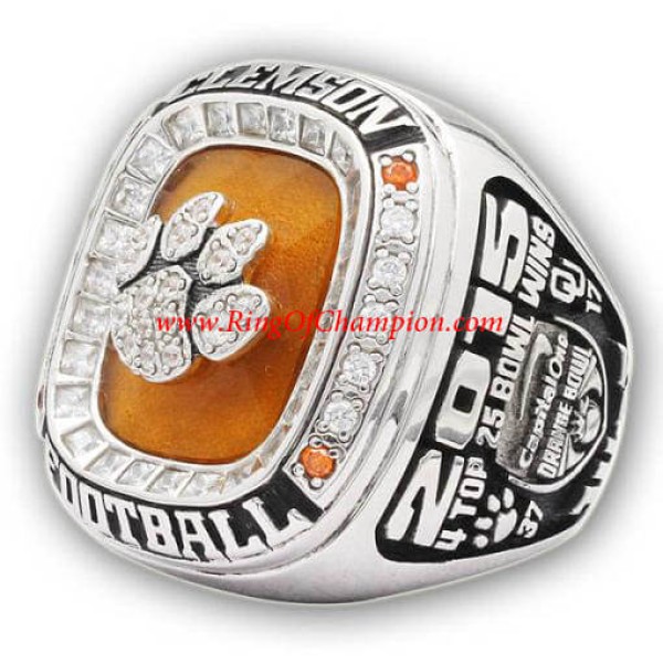 Orange Bowl 2015 Clemson Tigers Men's Football College Championship Ring