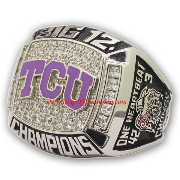 Peach Bowl 2014 TCU Horned Frogs Men's Football College Championship Ring