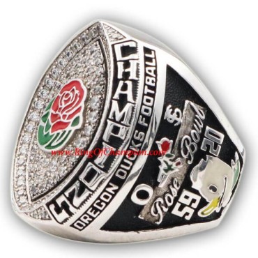 Rose Bowl 2014 Oregon Ducks Men's Football College Championship Ring