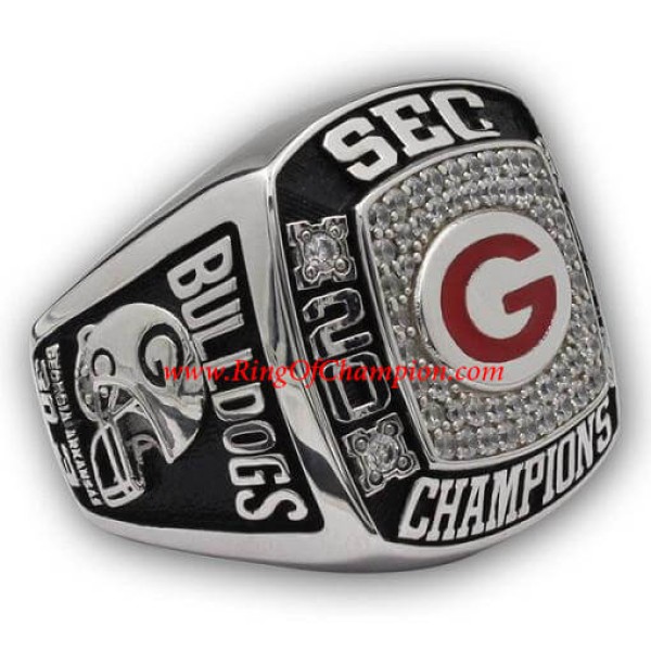 SEC 2002 Georgia Bulldogs Men's Football College Championship Ring