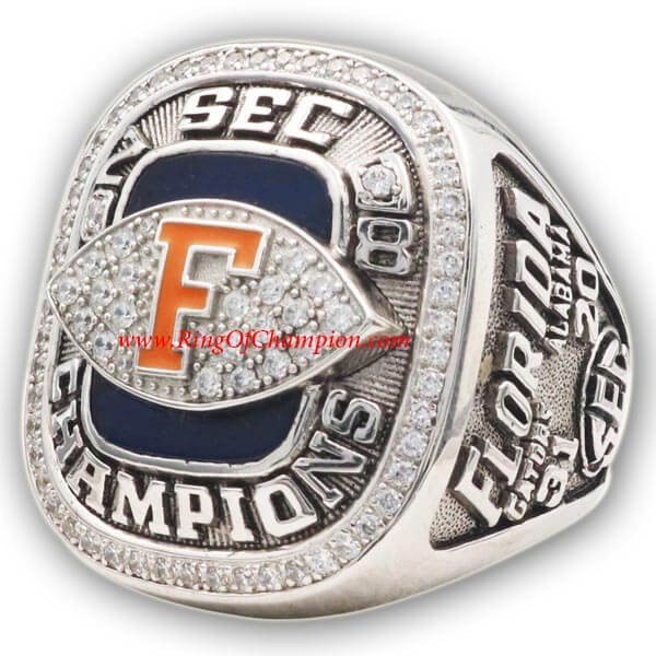SEC 2008 Florida Gators Men's Football National College Championship Ring