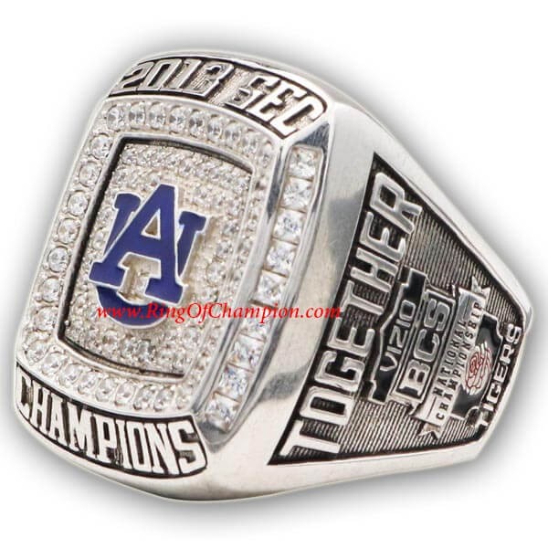 SEC 2013 Auburn Tigers Men's Football National College Championship Ring
