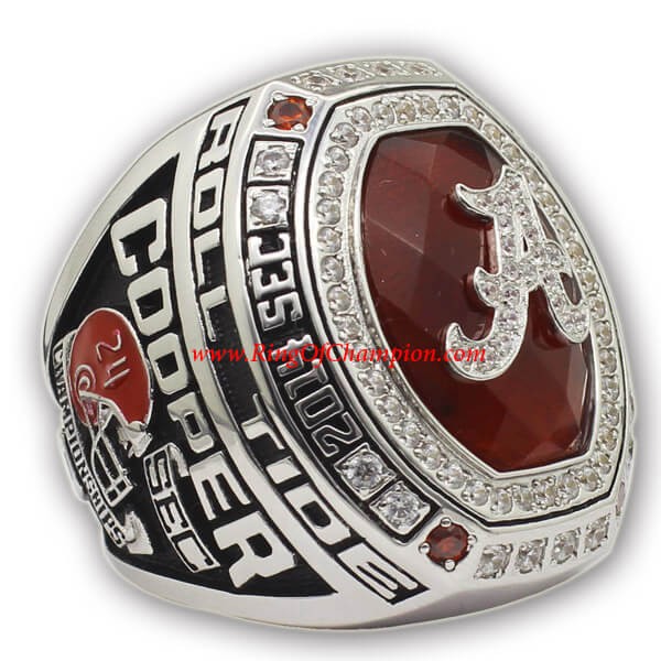SEC 2014 Alabama Crimson Tide Men's Football National College Championship Ring