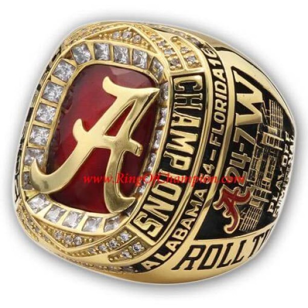 SEC 2016 Alabama Crimson Tide Men's Football College Championship Ring