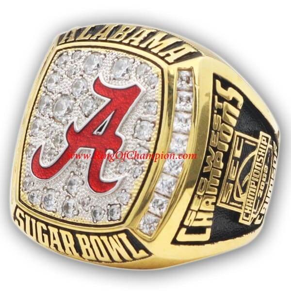 Sugar Bowl 2008 Alabama Crimson Tide Men's Football College Championship Ring