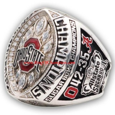 Sugar Bowl 2014 Ohio State Buckeyes Men's Football College Championship Ring Sugar Bowl 2014 Ohio State Buckeyes Men's Football College Championship Ring