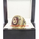 2013 - 2014 Oklahoma Sooners Men's Football National College Championship FAN Ring