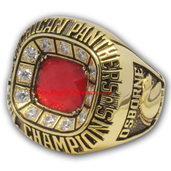 USFL 1983 Michigan Panthers Men's Football National Championship Ring