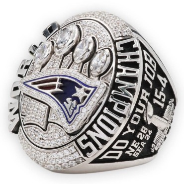 NFL 2014 New England Patriots Super Bowl XLIX Championship Ring, Custom New England Patriots Champions Ring