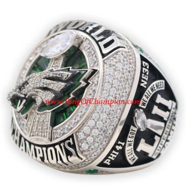 NFL 2017 Philadelphia Eagles Super Bowl LII Men's Football World Replica Championship Ring