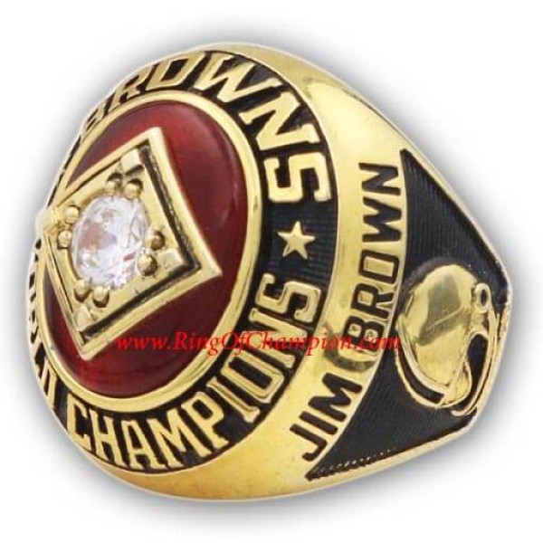 NFL 1964 Cleveland Browns Men's Football championship ring, Custom Cleveland Browns Champions Ring